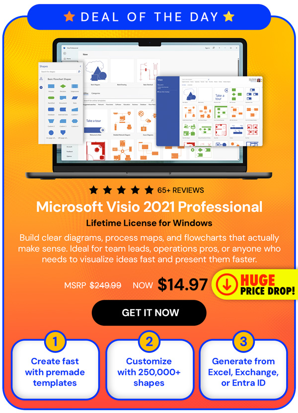 Microsoft Visio 2021 Professional: Lifetime License for Windows