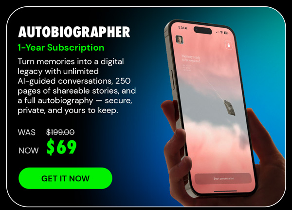 Autobiographer 1-Year Subscription