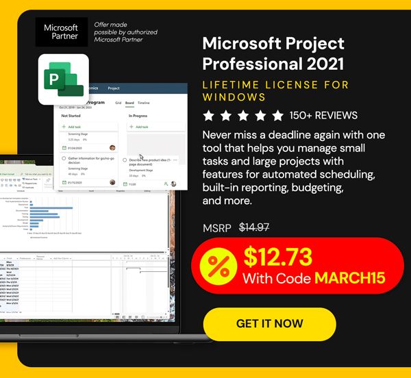 Microsoft Project Professional 2021 for Windows