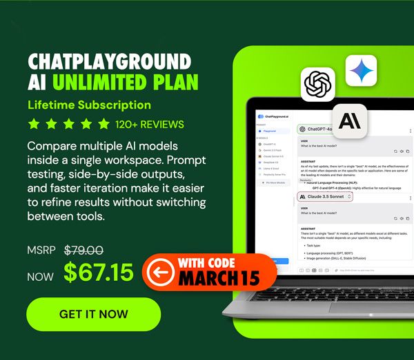 ChatPlayground AI: Lifetime Subscription (Unlimited Plan)