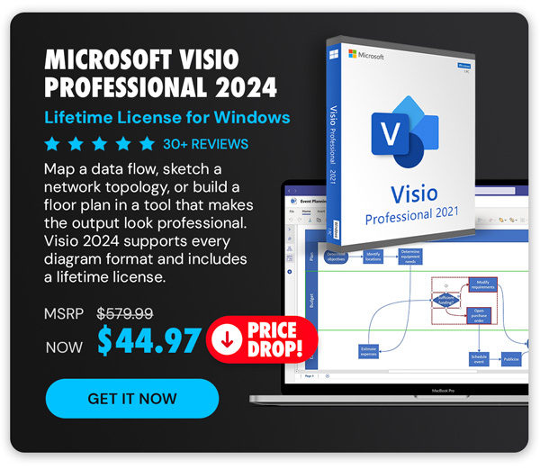 Microsoft Visio Professional 2024: Lifetime License for Windows