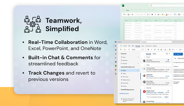Microsoft Office 2024 for Mac or PC Lifetime License