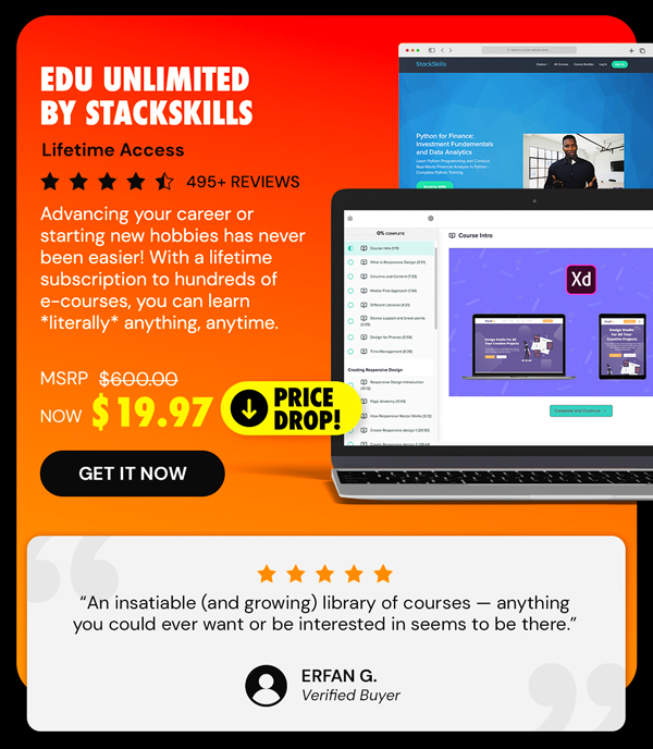 EDU Unlimited by StackSkills: Lifetime Access