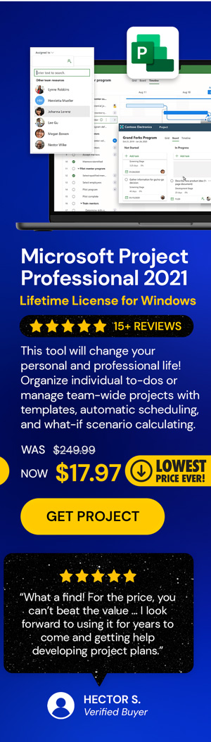 Microsoft Project Professional 2021 for Windows