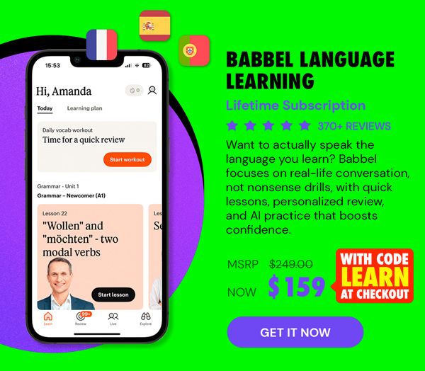 Babbel Language Learning: Lifetime Subscription (All Languages)