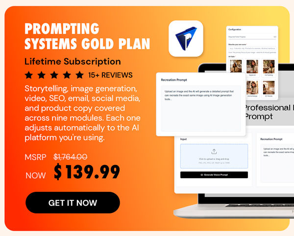 Prompting Systems: Lifetime Subscription (Gold Plan)