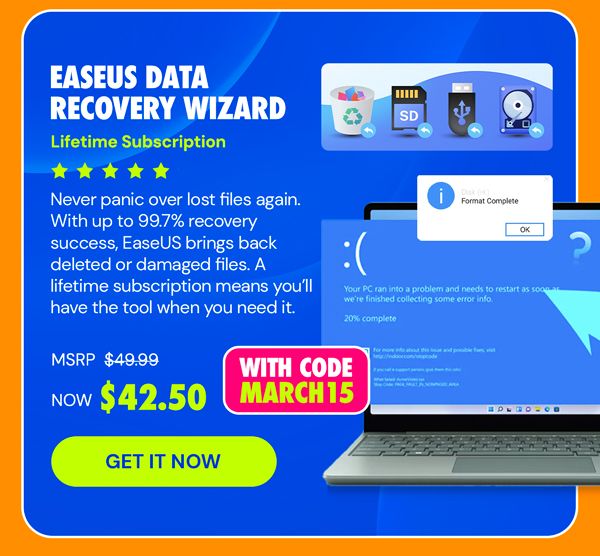 EaseUS Data Recovery Wizard: Lifetime Subscription