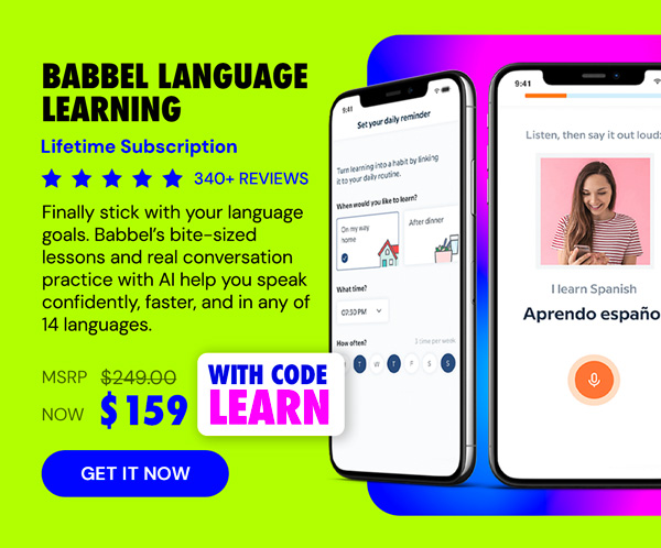 Babbel Language Learning: Lifetime Subscription (All Languages)