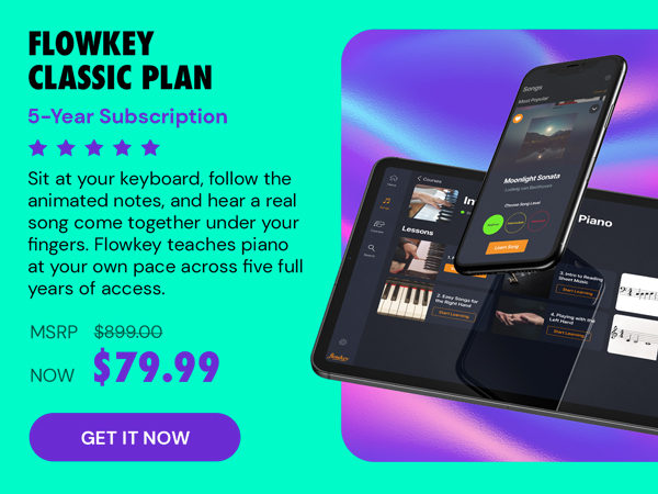 Flowkey Classic Plan: 5-Year Subscription