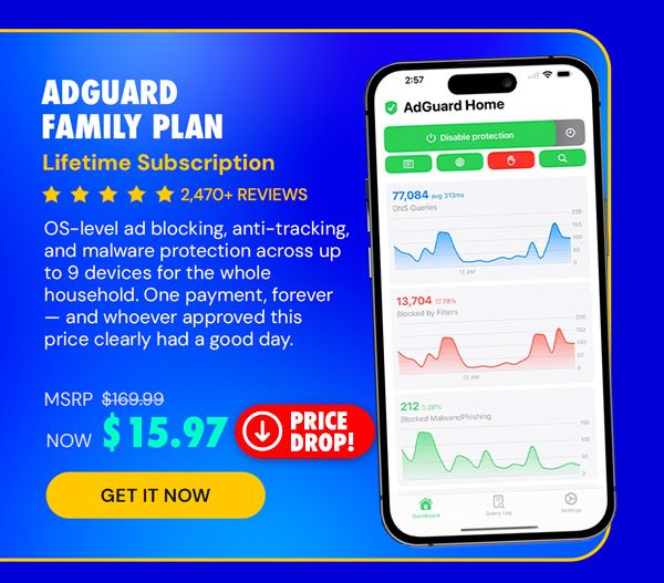 AdGuard Family Plan: Lifetime Subscription