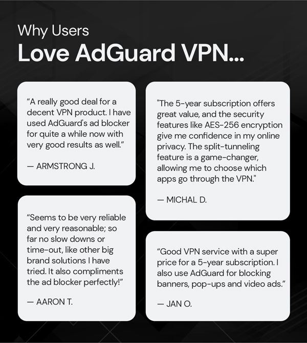 AdGuard VPN: 5-Yr Subscription