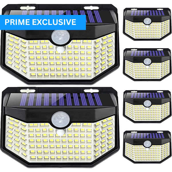 HMCITY 120 LED Solar Light 6-Pack