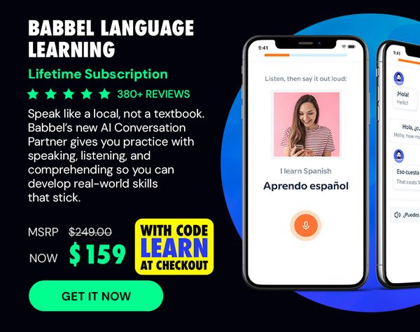 Babbel Language Learning: Lifetime Subscription (All Languages)
