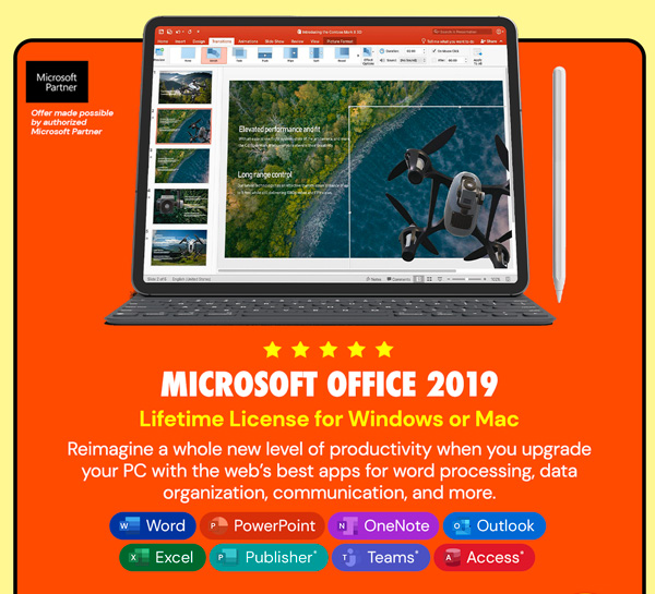 Microsoft Office 2019 for Windows or Mac