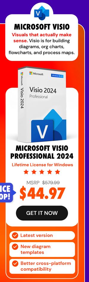 Microsoft Visio Professional 2024: Lifetime License for Windows