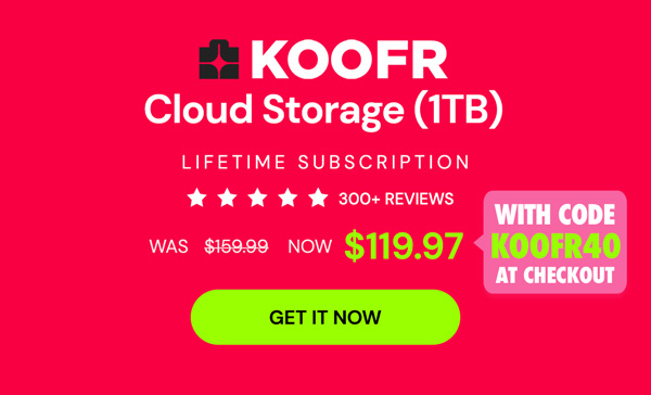 Koofr Cloud Storage: Lifetime Subscription (1TB)