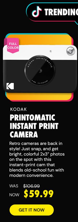 Kodak Printomatic Instant Print Camera