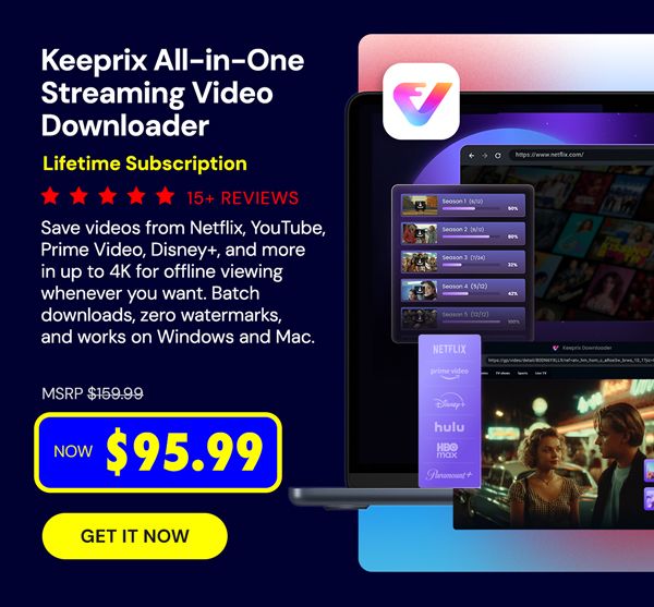 Keeprix All-in-One Streaming Video Downloader: Lifetime Subscription