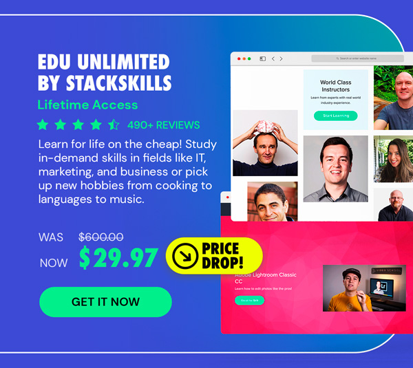 EDU Unlimited by StackSkills: Lifetime Access