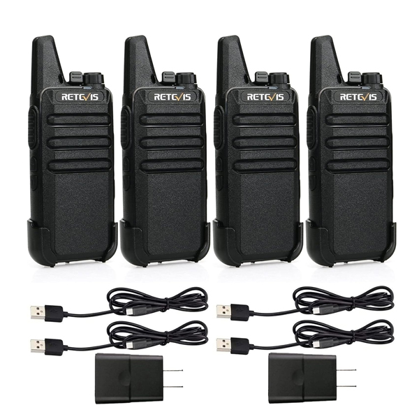 Retevis RT22 Walkie Talkies 4pk