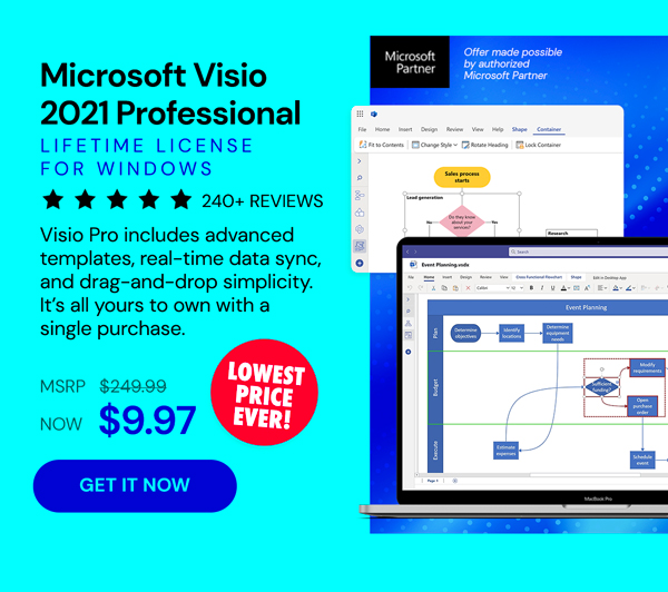 Microsoft Visio 2021 Professional: Lifetime License for Windows