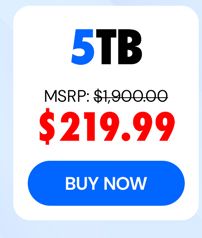 Internxt Cloud Storage Lifetime Subscription: 5TB Plan