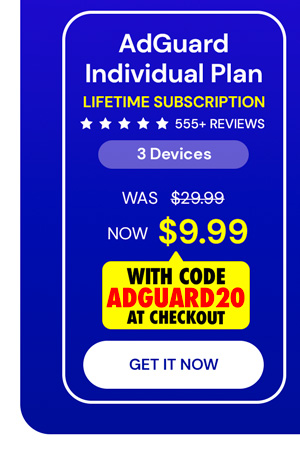 AdGuard Personal Plan: Lifetime Subscription