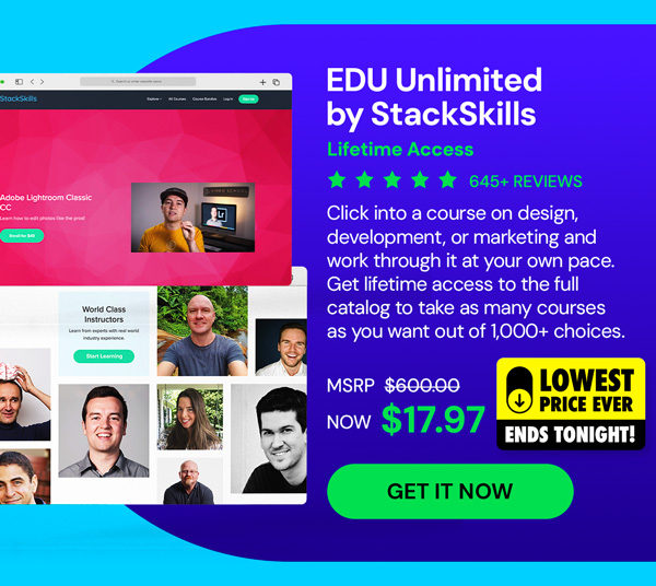 EDU Unlimited by StackSkills: Lifetime Access