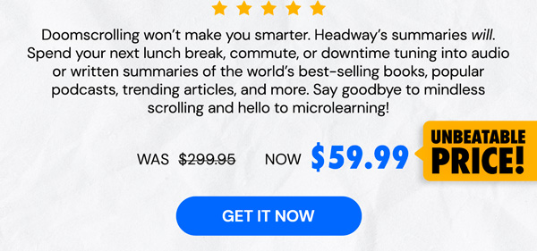 Headway Premium: Lifetime Subscription