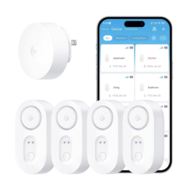 GoveeLife Smart Leak Detector 4pk