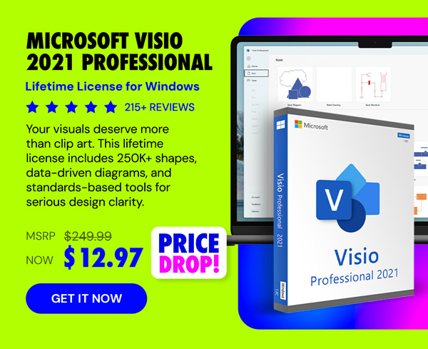 Microsoft Visio 2021 Professional: Lifetime License for Windows