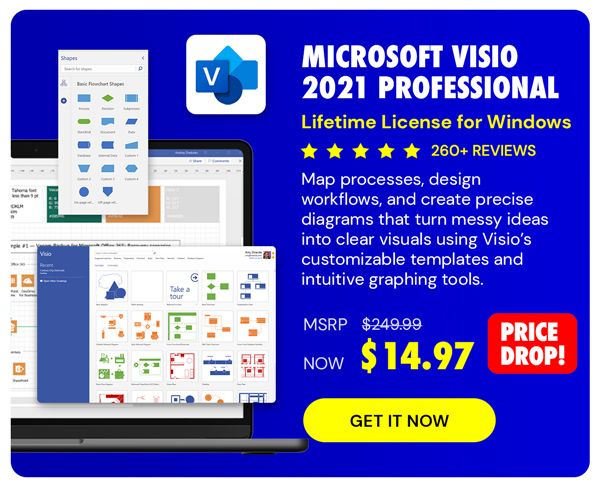 Microsoft Visio 2021 Professional: Lifetime License for Windows