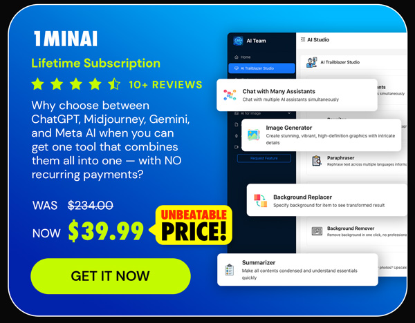 1minAI: Lifetime Subscription