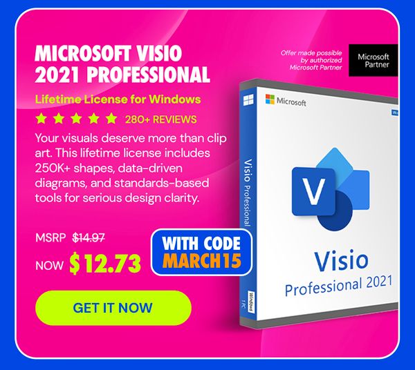 Microsoft Visio 2021 Professional: Lifetime License for Windows