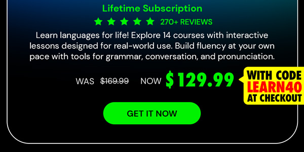 Babbel Language Learning: Lifetime Subscription (All Languages)