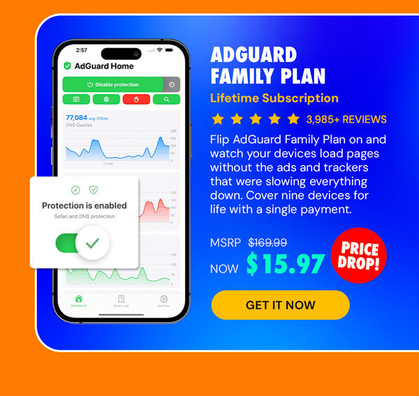 AdGuard Family Plan: Lifetime Subscription