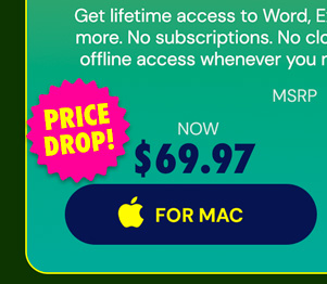 Microsoft Office Home & Business for Mac 2021: Lifetime License