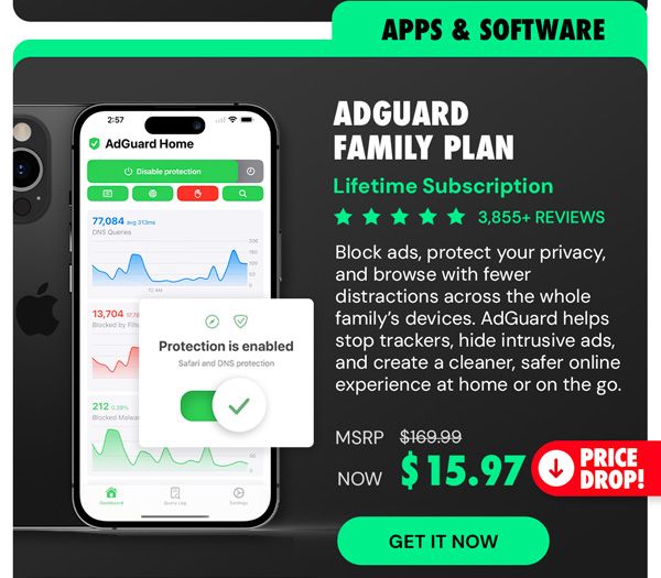AdGuard Family Plan: Lifetime Subscription