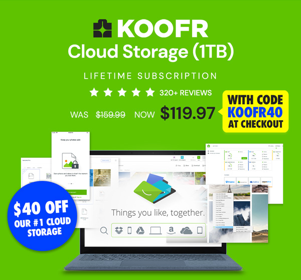 Koofr Cloud Storage: Lifetime Subscription (1TB)