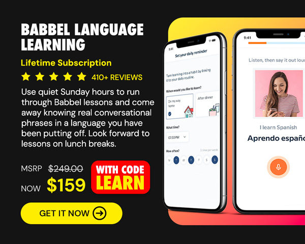 Babbel Language Learning: Lifetime Subscription (All Languages)