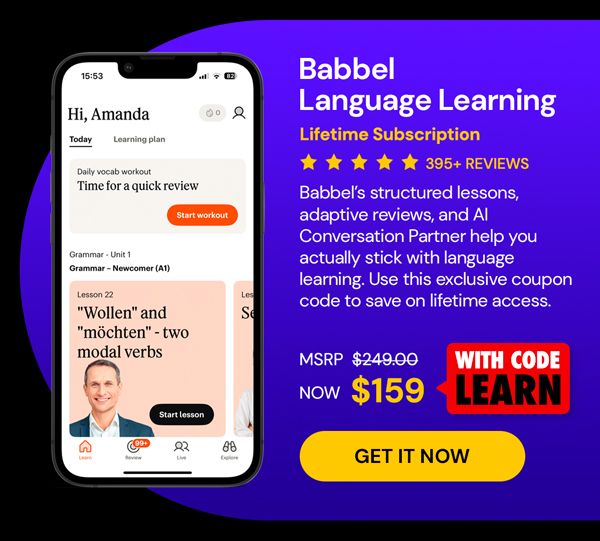 Babbel Language Learning: Lifetime Subscription (All Languages)