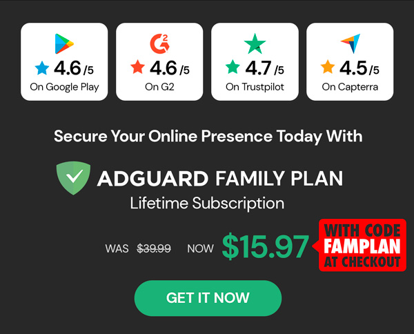 AdGuard Family Plan: Lifetime Subscription
