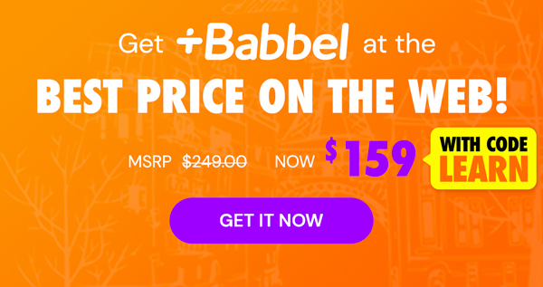 Babbel Language Learning: Lifetime Subscription (All Languages)