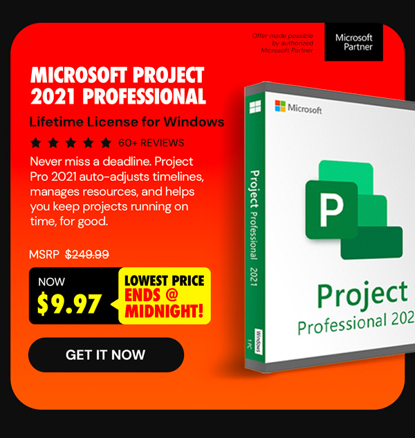 Microsoft Project 2021 Professional: Lifetime License for Windows