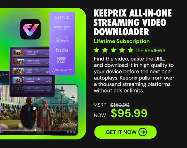 Keeprix All-in-One Streaming Video Downloader: Lifetime Subscription