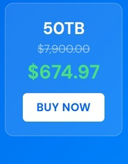 Internxt Cloud Storage Lifetime Subscription: 50TB Plan