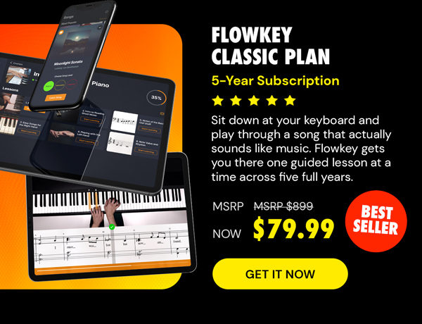 Flowkey Classic Plan: 5-Year Subscription