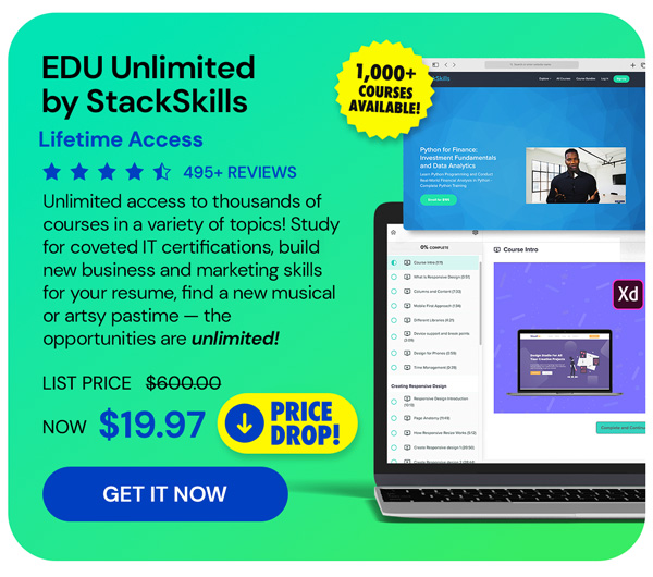 EDU Unlimited by StackSkills: Lifetime Access