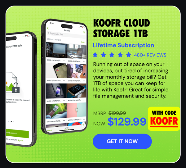 Koofr Cloud Storage: Lifetime Subscription (1TB)