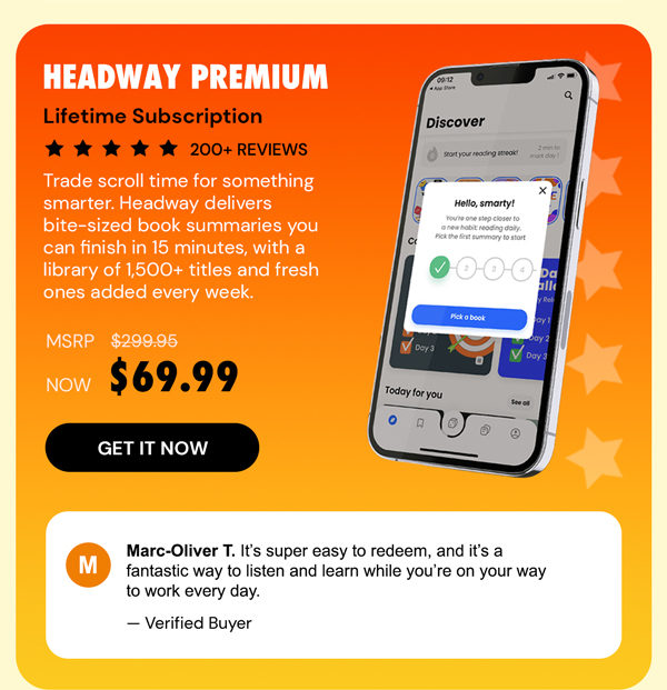 Headway Premium: Lifetime Subscription